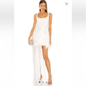 Cinq à Sept White High Low Dress